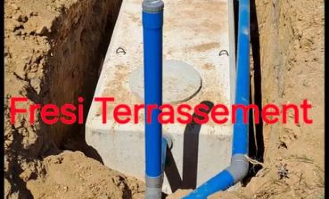 Installation de fosse septique, Sarrola-Carcopino, Fresi Terrassement
