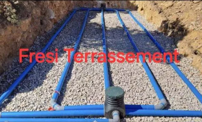 Installation de fosse septique, Sarrola-Carcopino, Fresi Terrassement