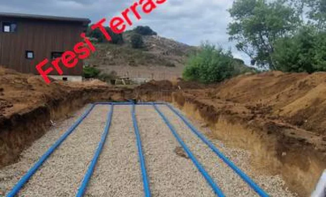 Installation de fosse septique, Sarrola-Carcopino, Fresi Terrassement