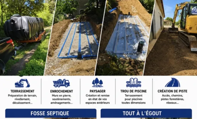 Fosse septique 9000 L avec pompe de relevage Casaglione, Sarrola-Carcopino, Fresi Terrassement